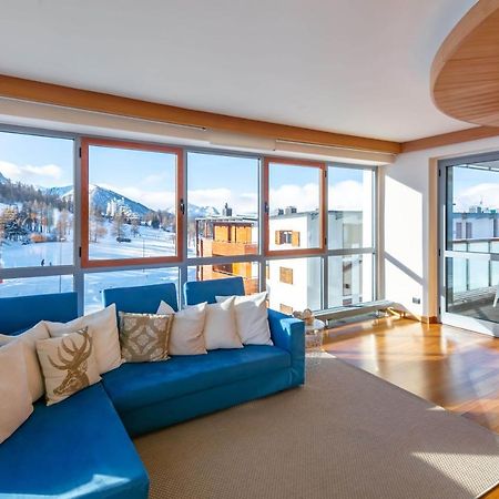 شقة Terrazza Su Sestriere Lux المظهر الخارجي الصورة